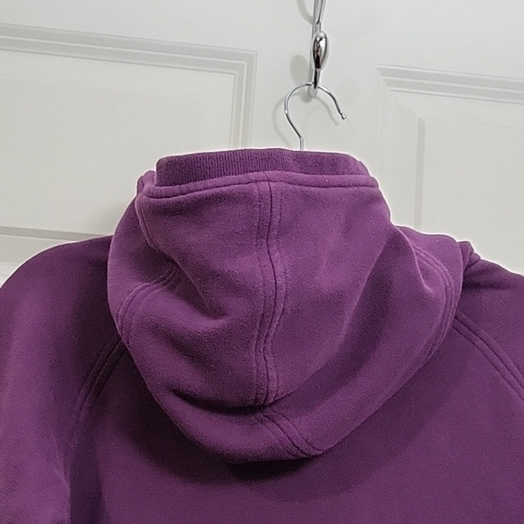 Lululemon Scuba Full Zip Hoodie Women’s Size 8 Dark Purple Thumbholes - Picture 4 of 11